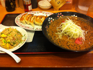 四川風黒担担麺セット