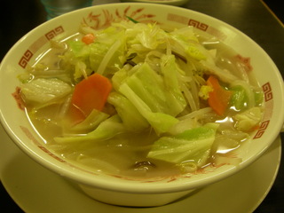 野菜たっぷりタンメン