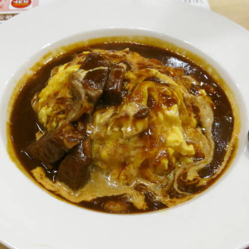 オムライスビーフシチューソース
