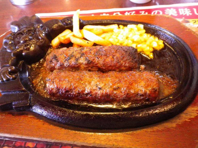 炭焼きジューシーがんこハンバーグ ランチ