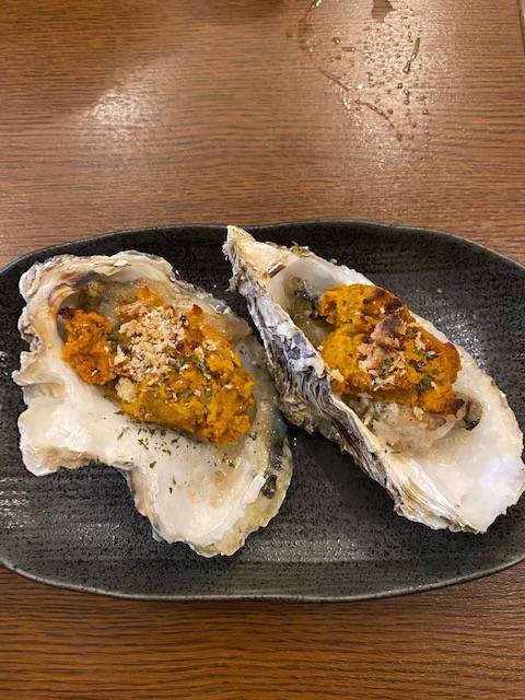 牡蠣の冬至焼き