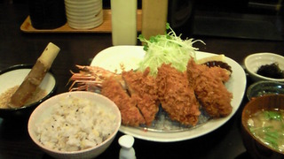 カキ盛合わせ膳