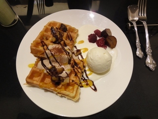 マロンのワッフル