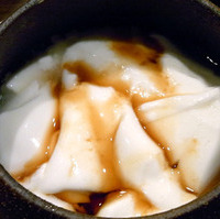 杏仁豆腐　キャラメルソースで