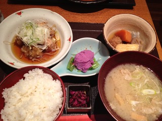 鶏唐揚げみぞれ定食