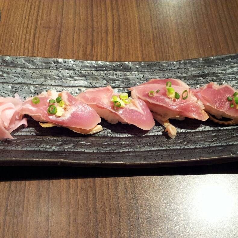 さつま知覧どりのにぎり寿司