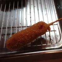 串揚げ　ウインナー