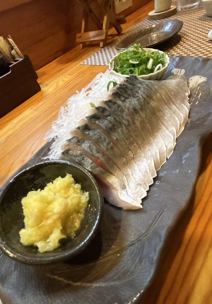 鯖の刺身