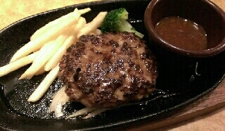 醤油ガーリックハンバーグ