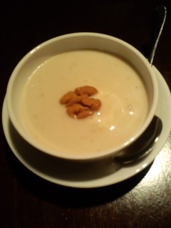 豆腐花のくるみソース