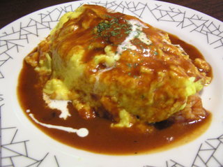 オムライス　デミグラスソース