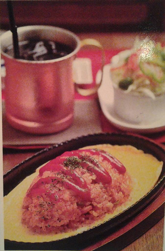 鉄板オムライス