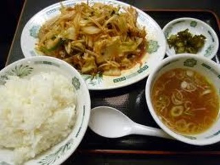 バクダン炒め定食