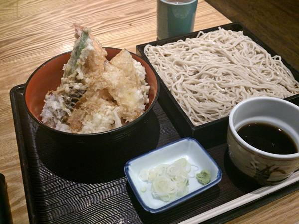 海老と野菜の天丼セット