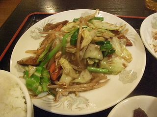 レバ野菜炒め