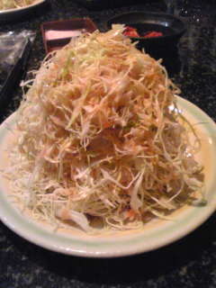 山盛りサラダキャベツ