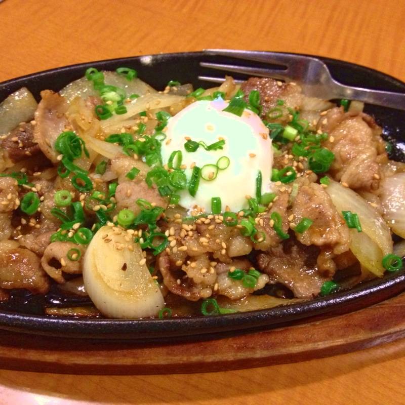 牛カルビ鉄板焼き