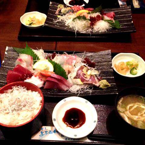 刺身がうまい定食