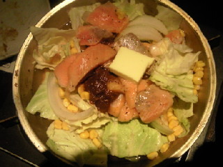 鮭切落しチャンチャン焼き