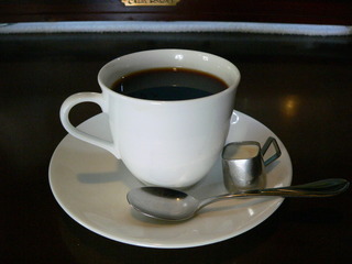 自家焙煎のホットコーヒー