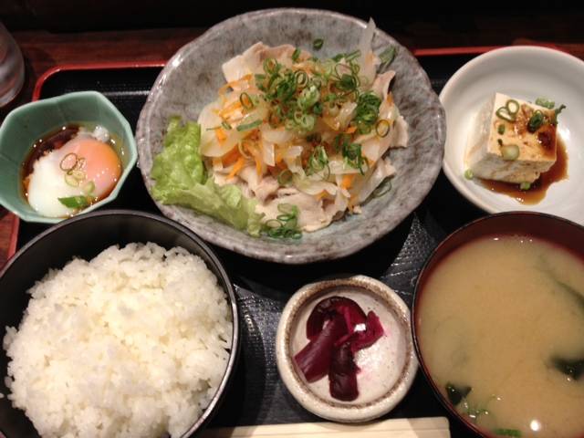 牛しゃぶと野菜の和風おろしダレ