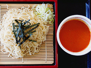 ざるラーメン（辛味噌）