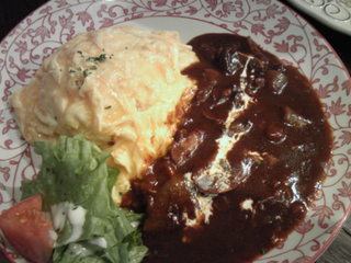 とろ～り玉子のオムハヤシ