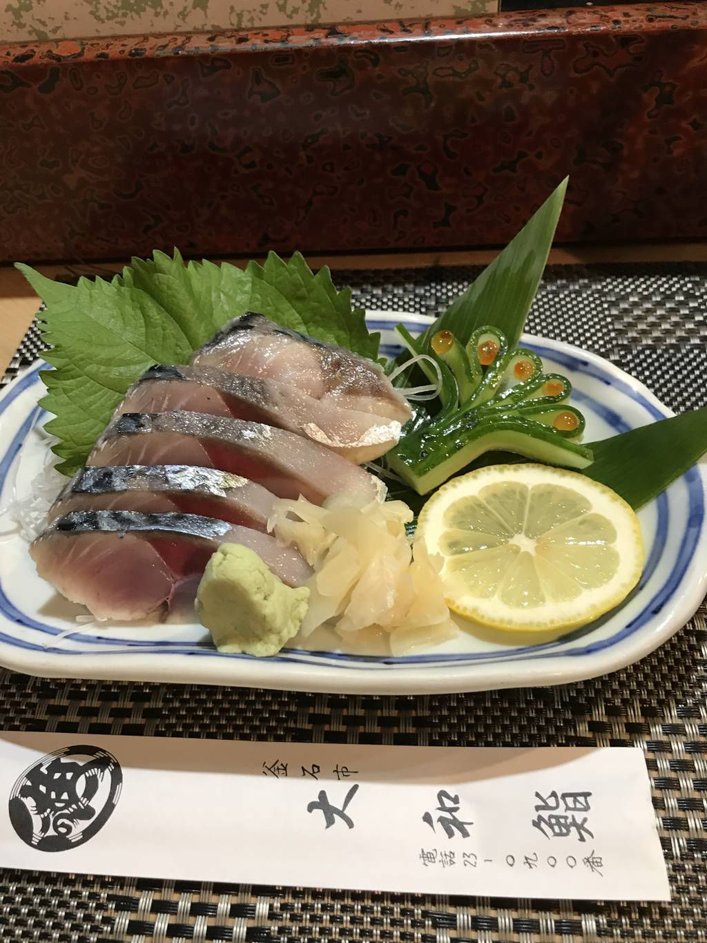 シメ鯖寿司