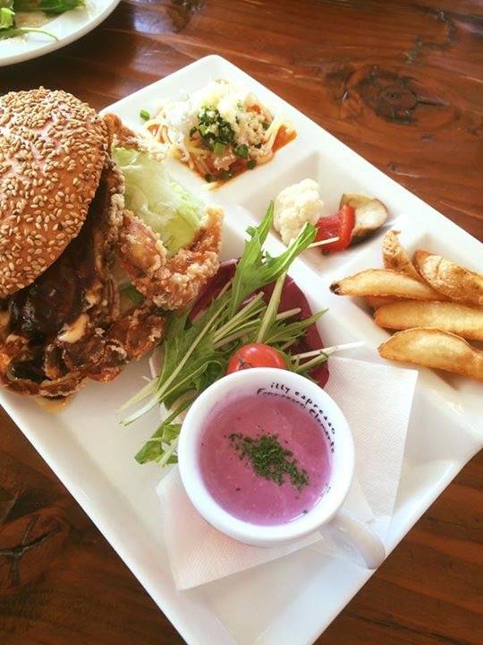 ソフトシェルクラブバーガーセット