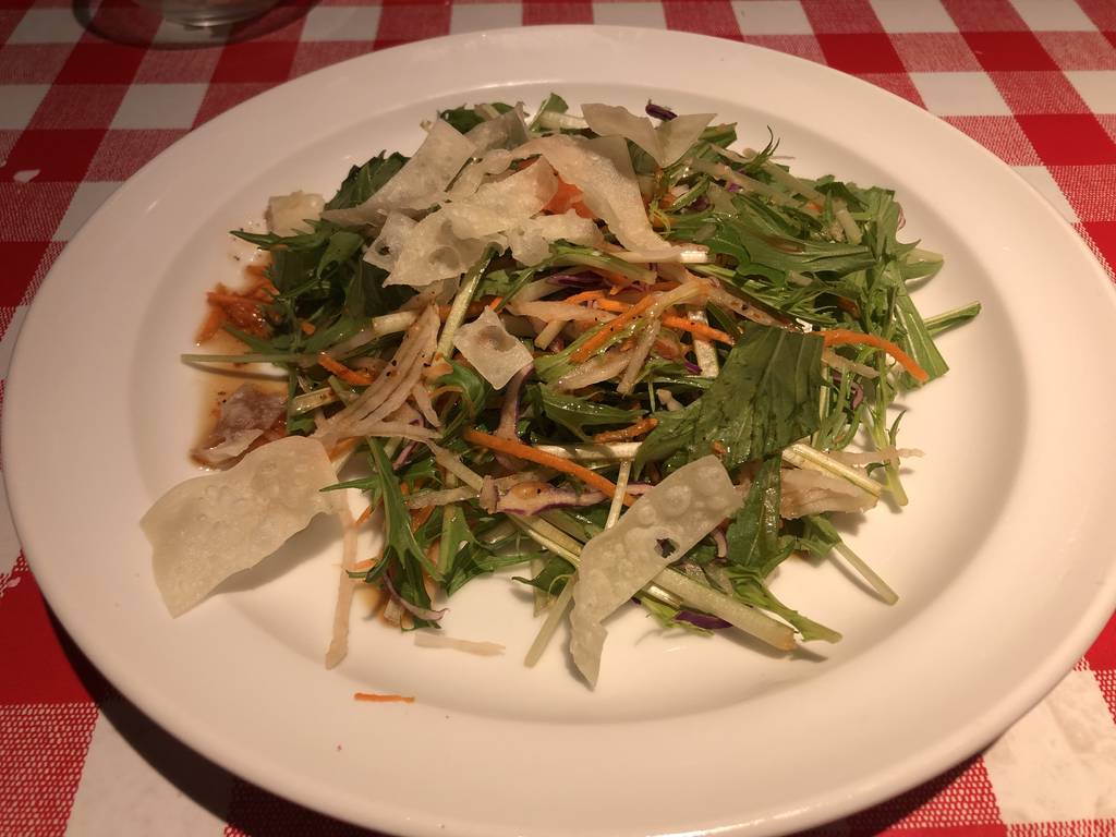 大根と水菜のサラダ