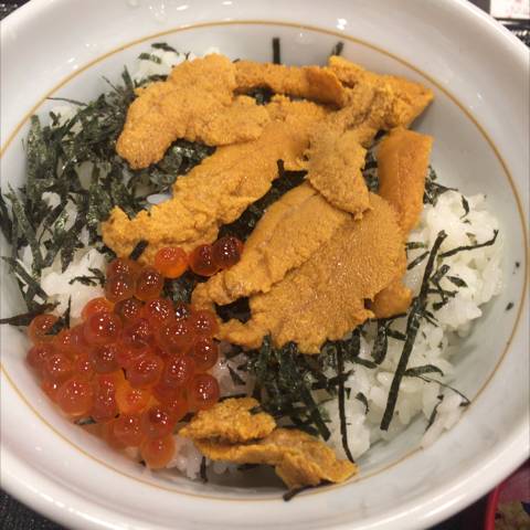 うに丼並盛り