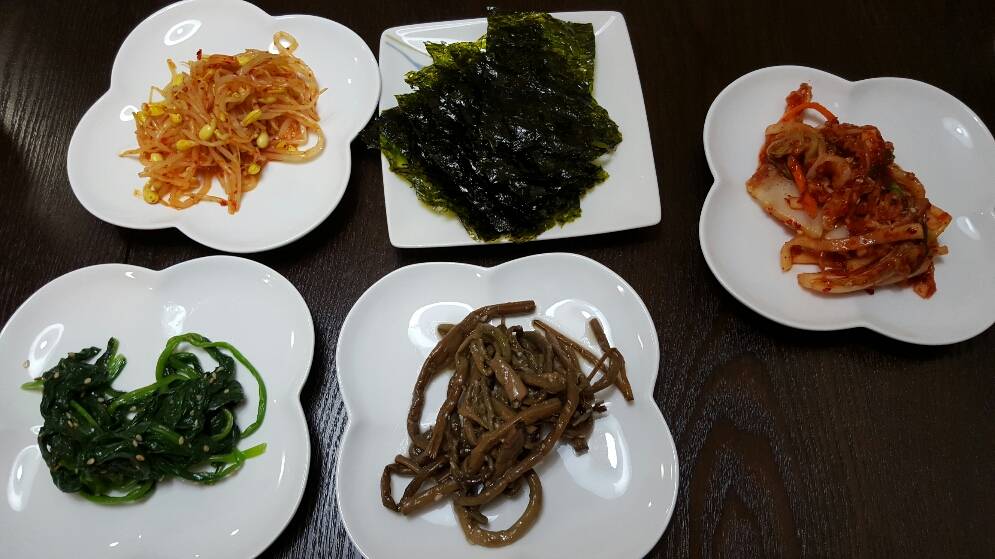 ナムル・韓国のり・キムチ