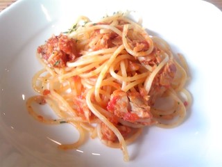 ツナのトマトソーススパゲティー
