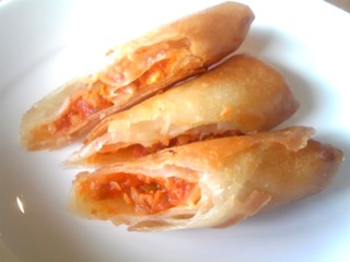 ミートソース入り春巻