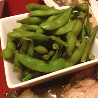 枝付き塩枝豆