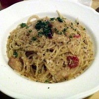 白身魚のスパゲッティ