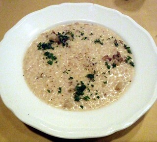 ソーセージのチーズリゾット