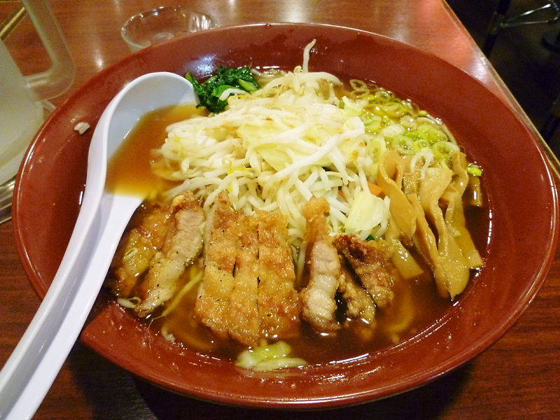 野菜排骨麺