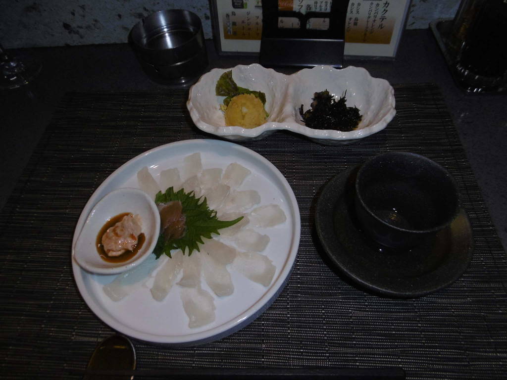 カワハギの刺身