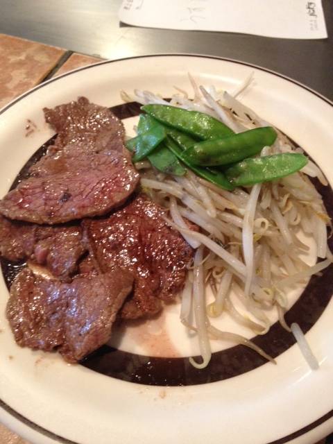 薄切りヒレステーキ定食