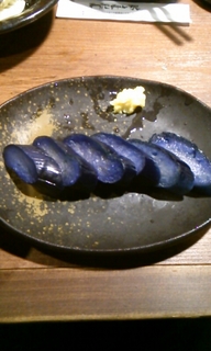 長ナスの浅漬けしょうが