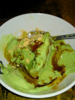 牛角アイス（抹茶）