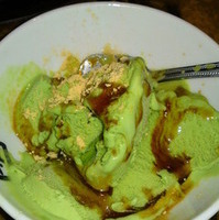 牛角アイス（抹茶）