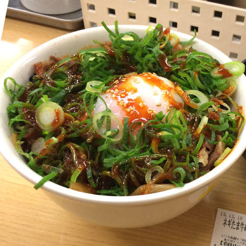 ネギたま牛めし