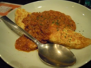 チーズミートオムレツ