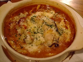 牡蠣の味噌グラタン