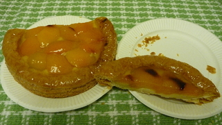 あんずとアーモンドクリームパイ