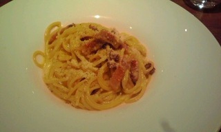 イベリコ豚のカルボナーラ