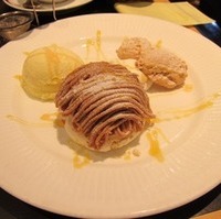 モンブランとクッキー