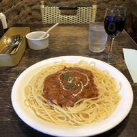 アサリの唐辛子トマトソース